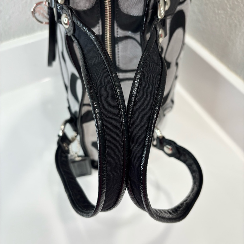 Coach Poppy Lurex Rocker Tote - Picture 9 of 17